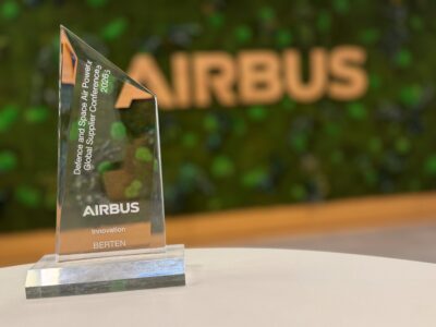 BERTEN receives AIRBUS Supplier Award